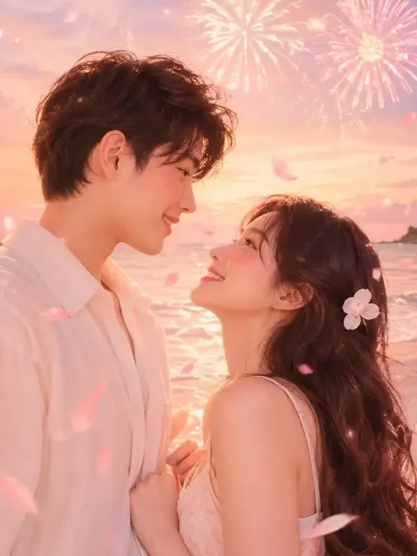 黄果AI官网《一吻定情的夏天》封面海报
